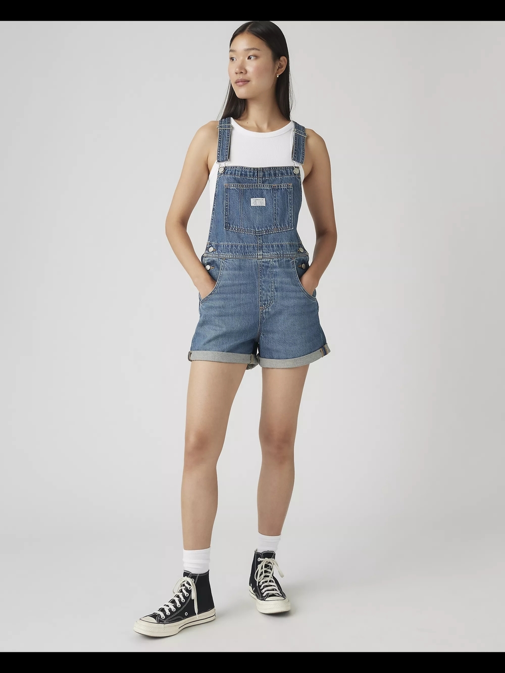 Levi's Denim Short Overalls/shortalls